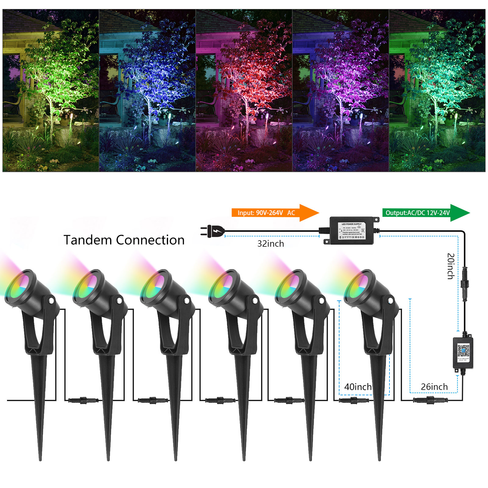 Bonsai Garden In Dc - 6-Pack LED WIFI Smart Lights Magic
