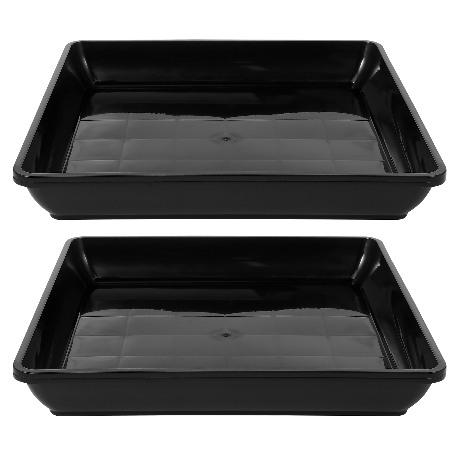 Drip Tray Saucer - 2pcs Flowerpot Saucer Plant Trays Plastic