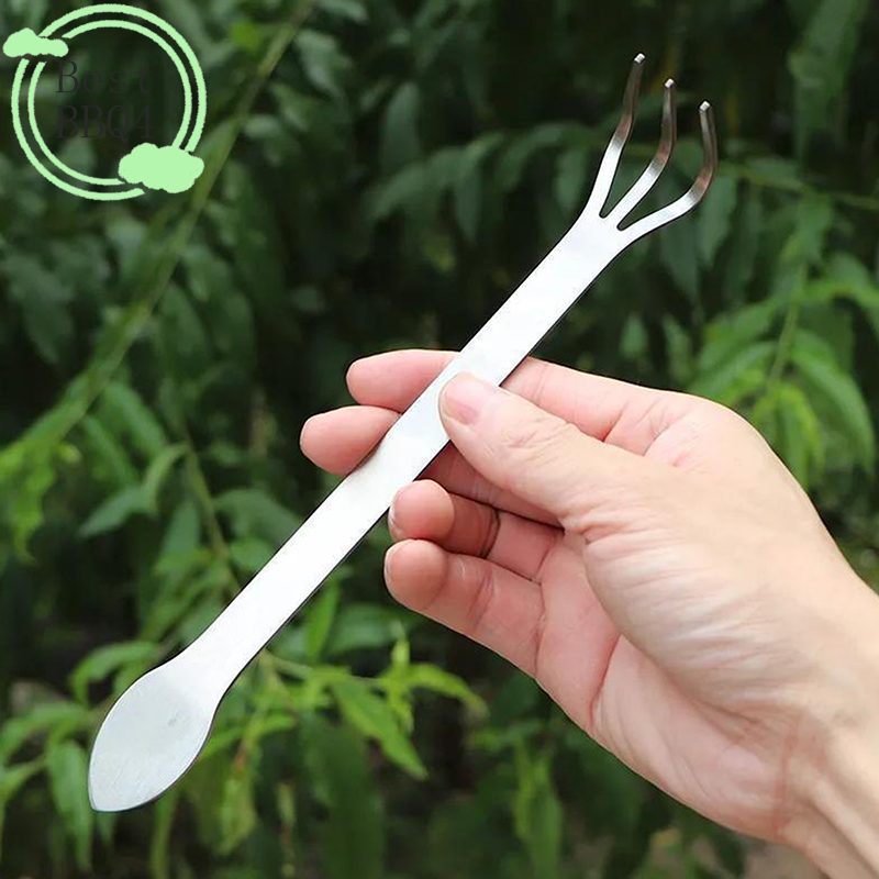 Bonsai Garden For Home - (BBQ4) 1Pc Stainless Steel Root Rake