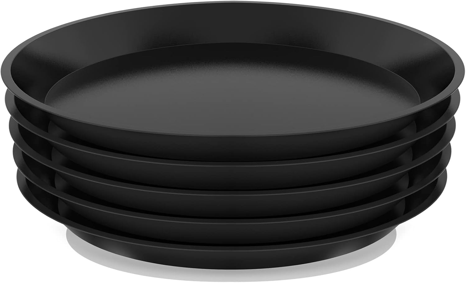 Drip Tray Saucer - 5-Pack Heavy Duty Plant Saucers 14-22