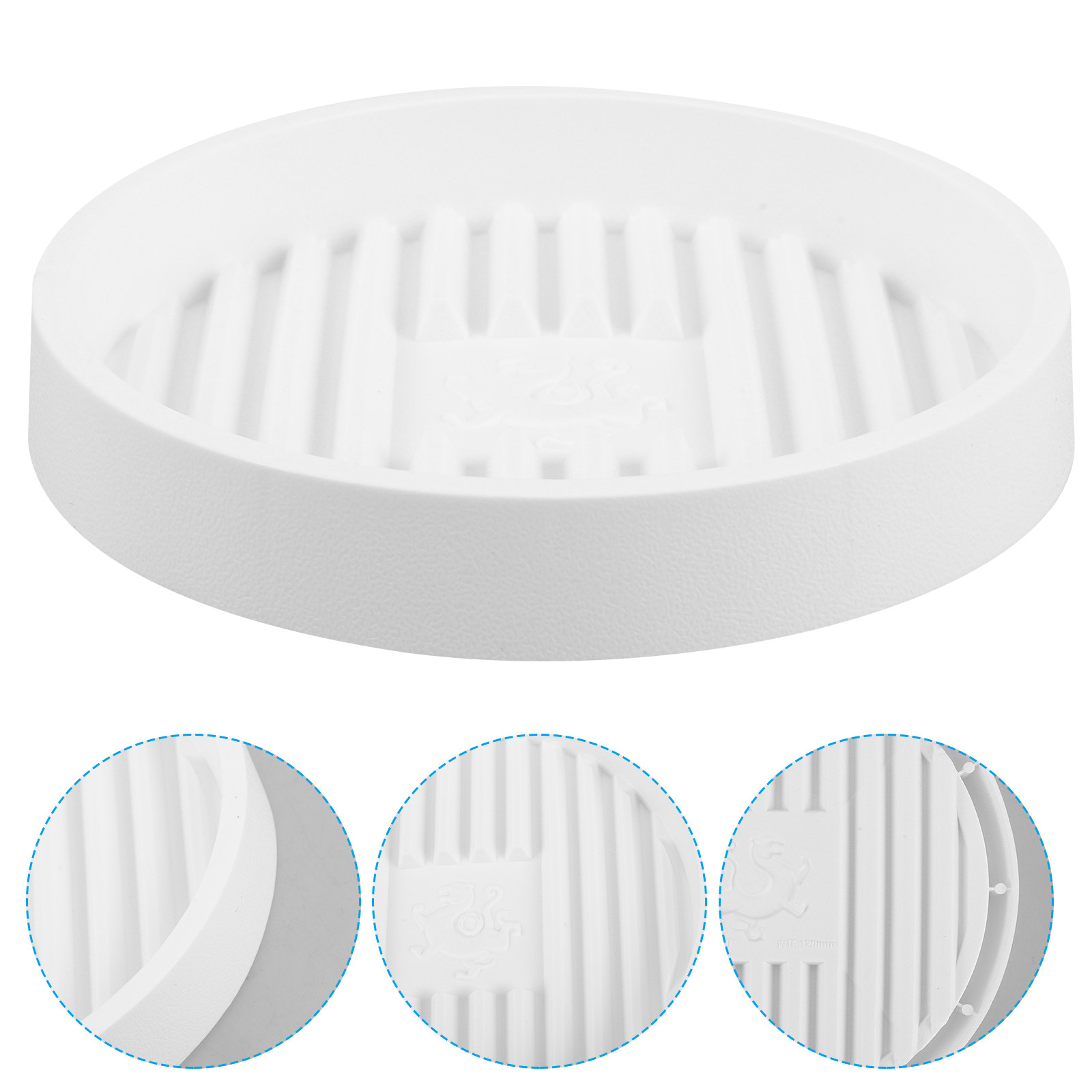 Drip Tray Saucer - 2Pcs Toilet Plunger Mat Round Plastic