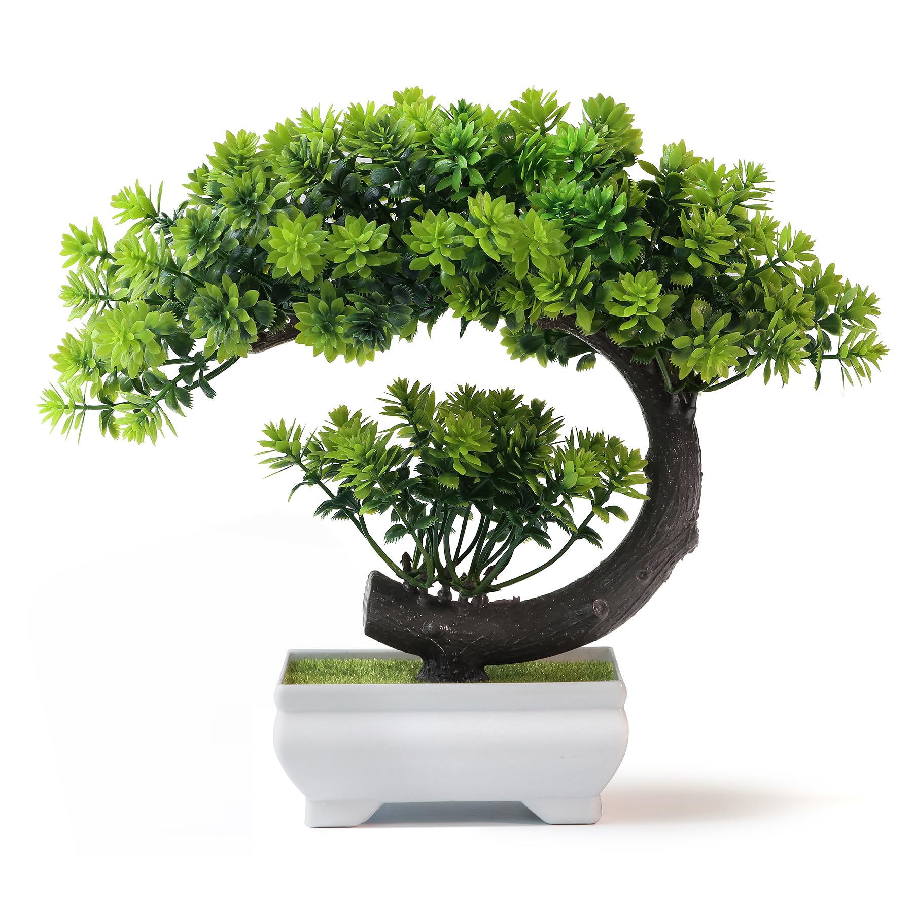 Bonsai Garden Kit - Uflower Small Artificial Plants Greenery Plastic