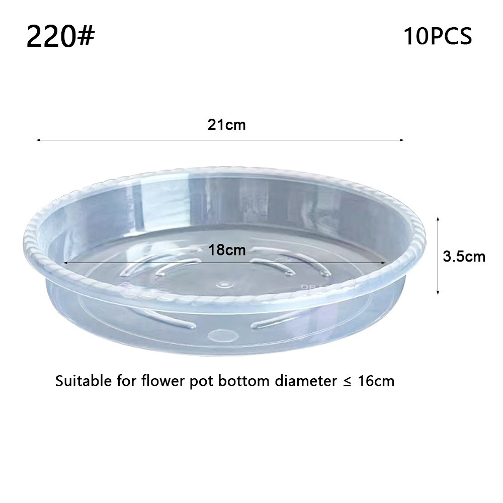 10pcs New Round Flower Pot Tra - Drip Tray Saucer บทวิจารณ์และราคา