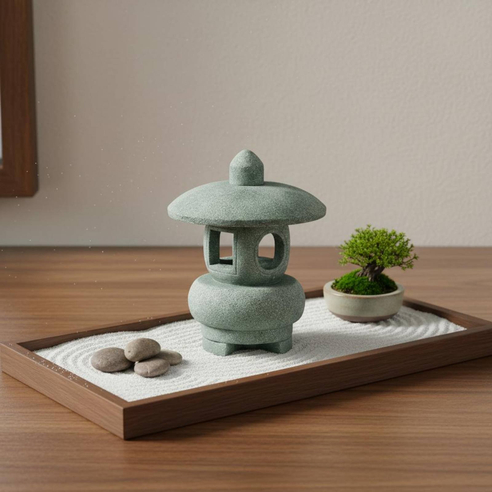 Miniature Stone Lantern Antiqu - Bonsai Garden Plants บทวิจารณ์และราคา