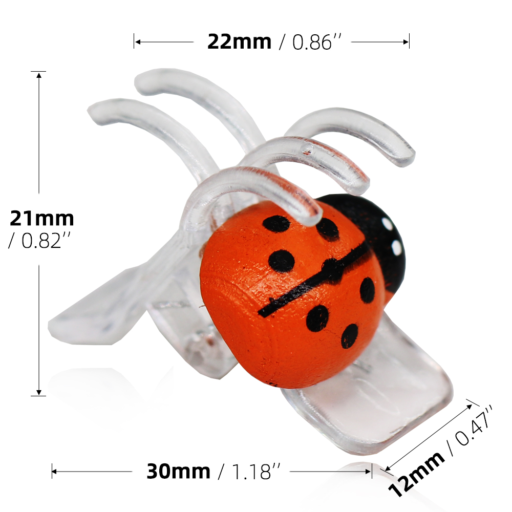 10-800PCS Ladybird Orchid Clip - Bonsai Garden For Home บทวิจารณ์และราคา