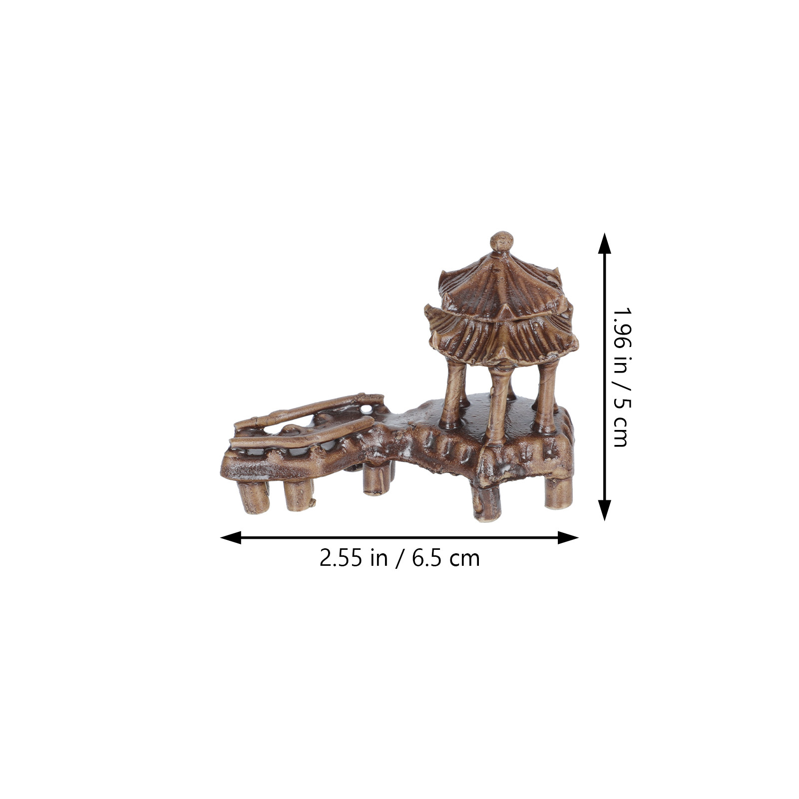 5Pcs Ceramic Pavilion Shape Or - Bonsai Garden For Home บทวิจารณ์และราคา
