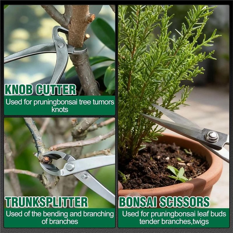 A25F-4 Pcs Heavy Duty Bonsai T - Concave Branch Cutter บทวิจารณ์และราคา