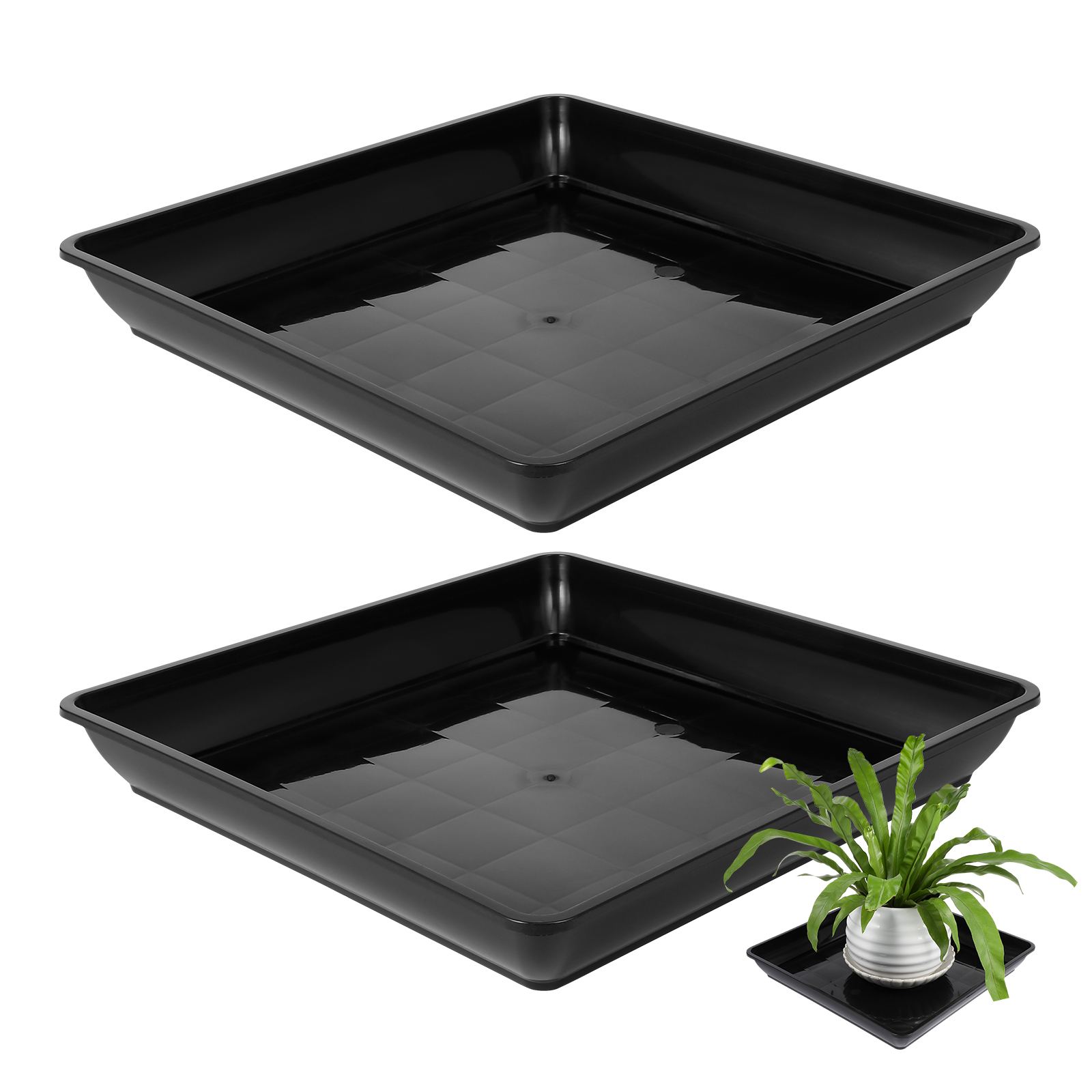 2pcs Flowerpot Saucer Plant Tr - Drip Tray Saucer บทวิจารณ์และราคา