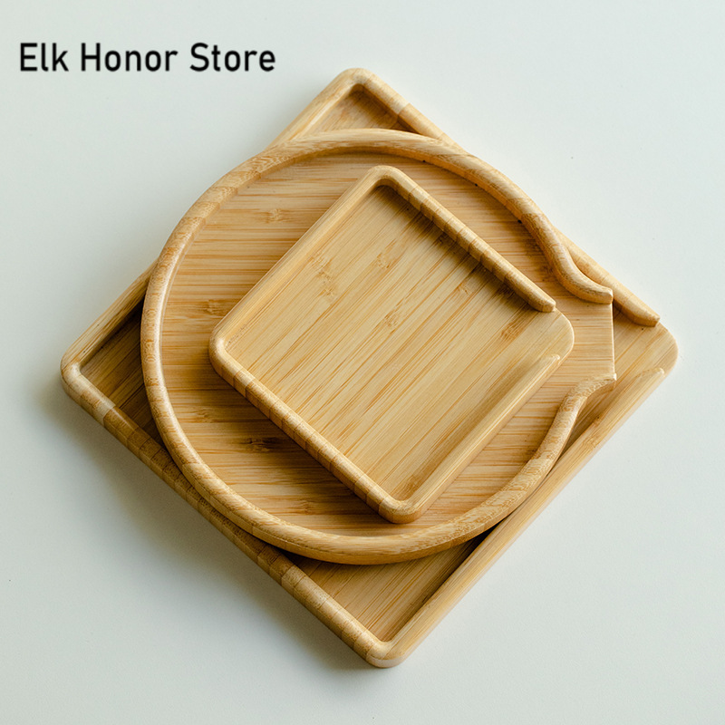 Chinese Bamboo Food Tray Puer  - Bonsai Garden For Home บทวิจารณ์และราคา
