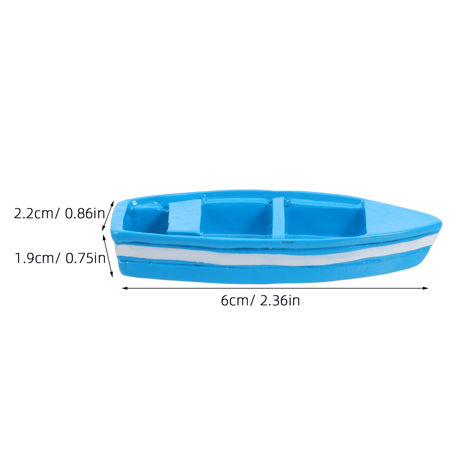 3Sets Lifelike Resin Boat Orna - Bonsai Garden For Home บทวิจารณ์และราคา