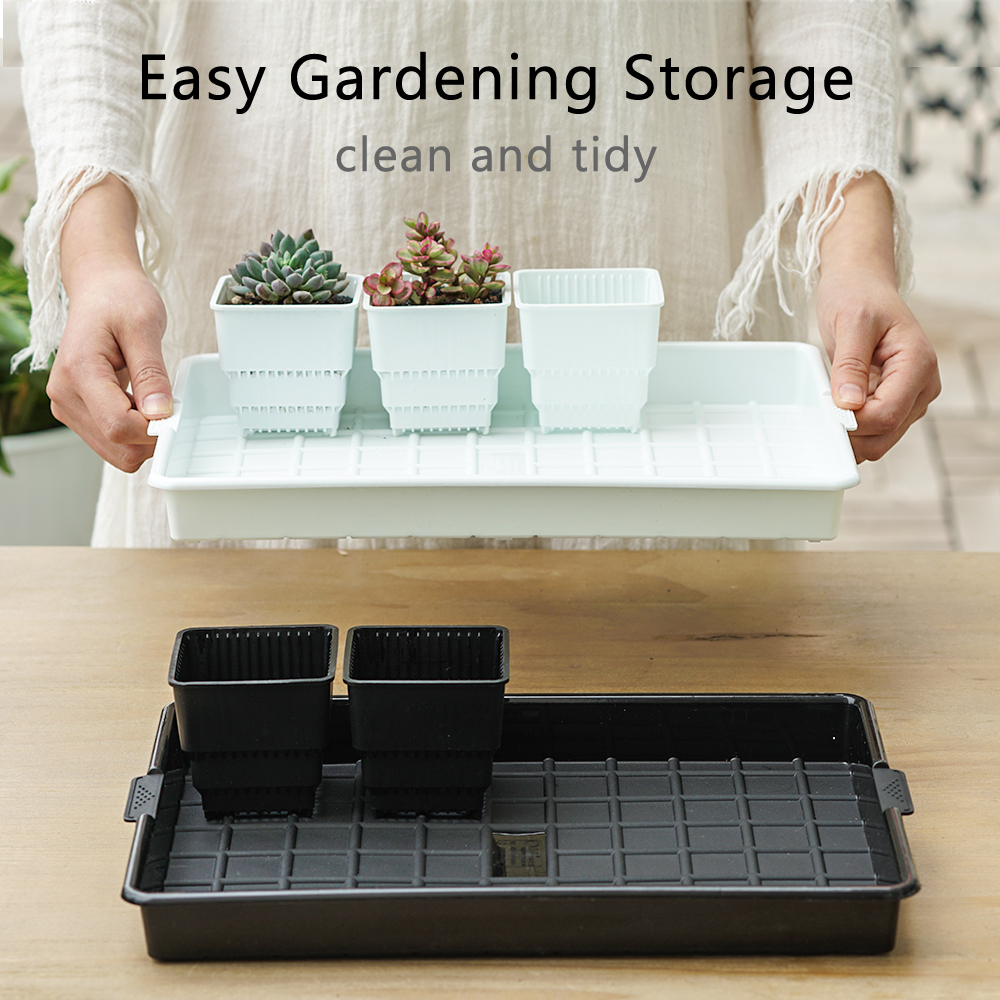 Meshpot Square Plastic Basin T - Drip Tray Saucer บทวิจารณ์และราคา