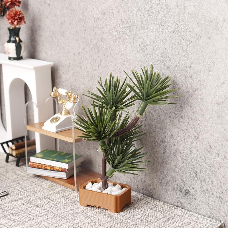 1Pcs 1/12 Dollhouse Simulation - Bonsai Garden Plants บทวิจารณ์และราคา