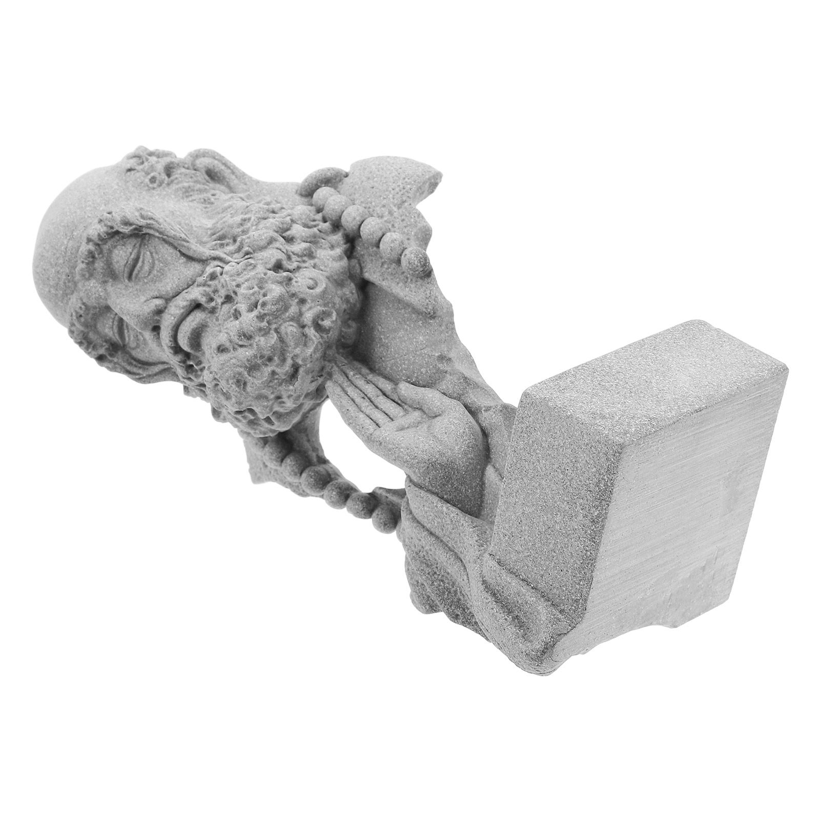 Stone Buddha Statue Small Chin - Bonsai Garden For Home บทวิจารณ์และราคา