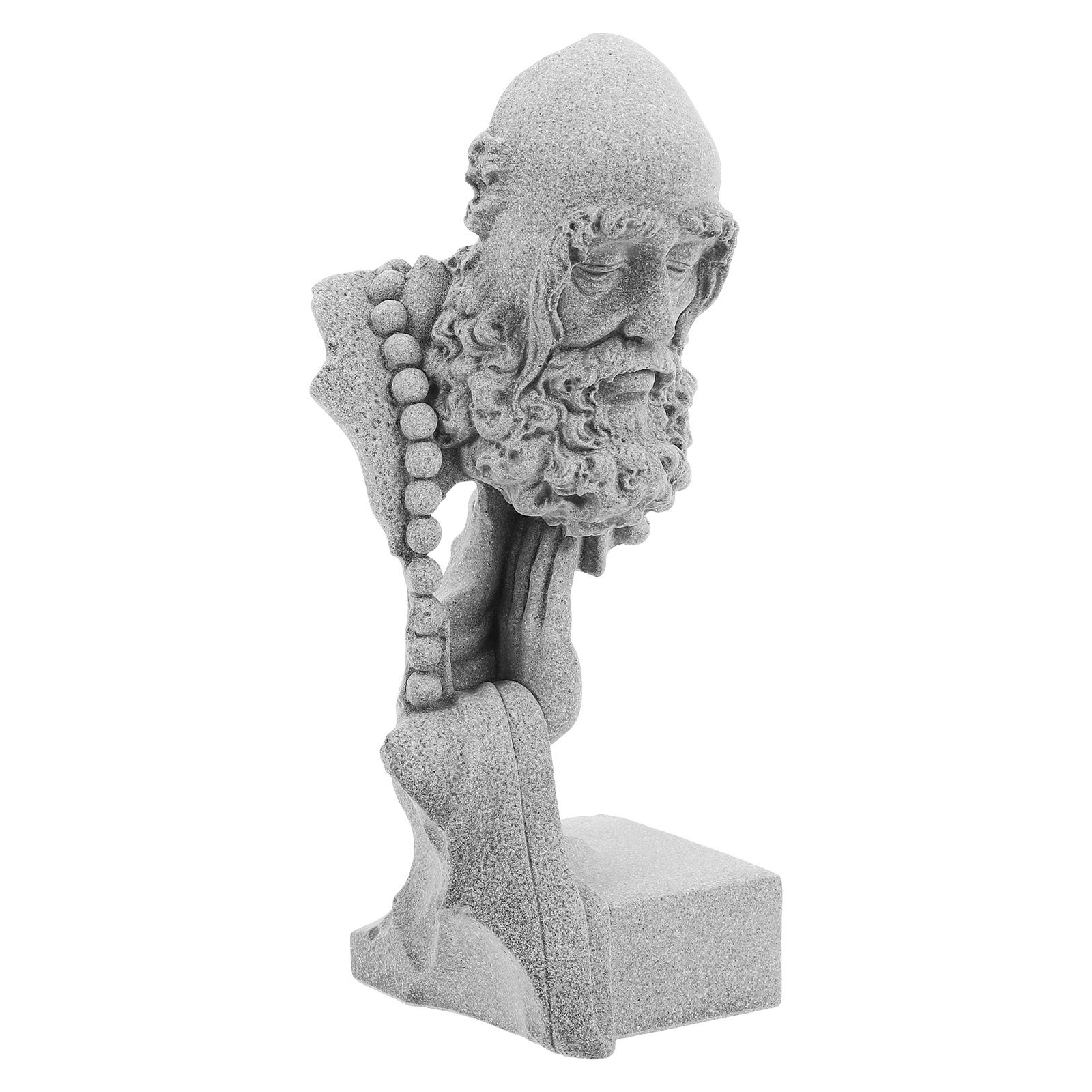 Stone Buddha Statue Small Chin - Bonsai Garden For Home บทวิจารณ์และราคา