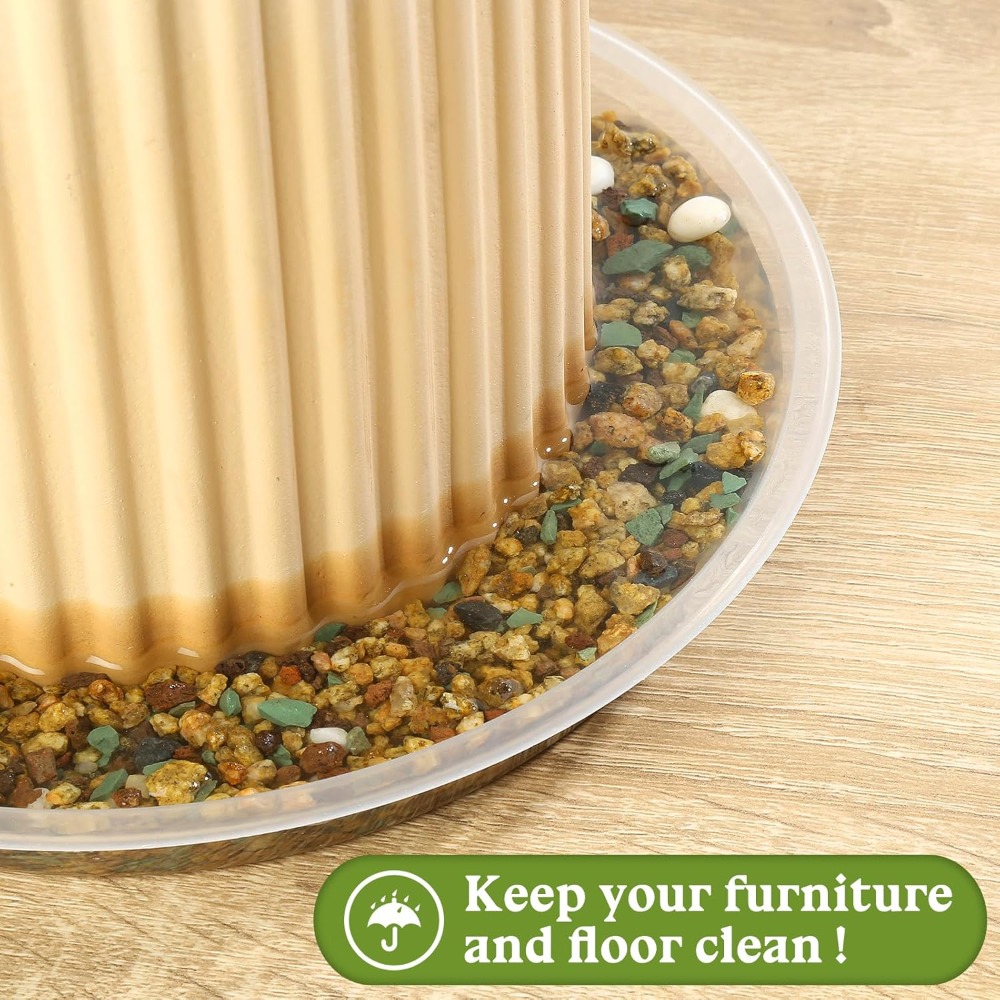 Clear Plant Saucers 4-22 Inch, - Drip Tray Saucer บทวิจารณ์และราคา