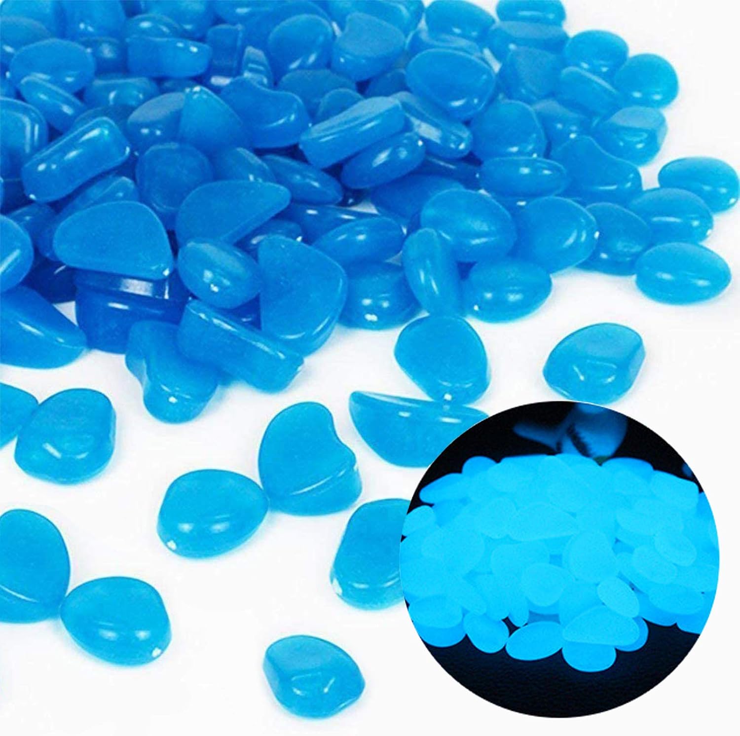Fish Tank Rocks Glow Blue Pebb - Bonsai Garden Kit บทวิจารณ์และราคา