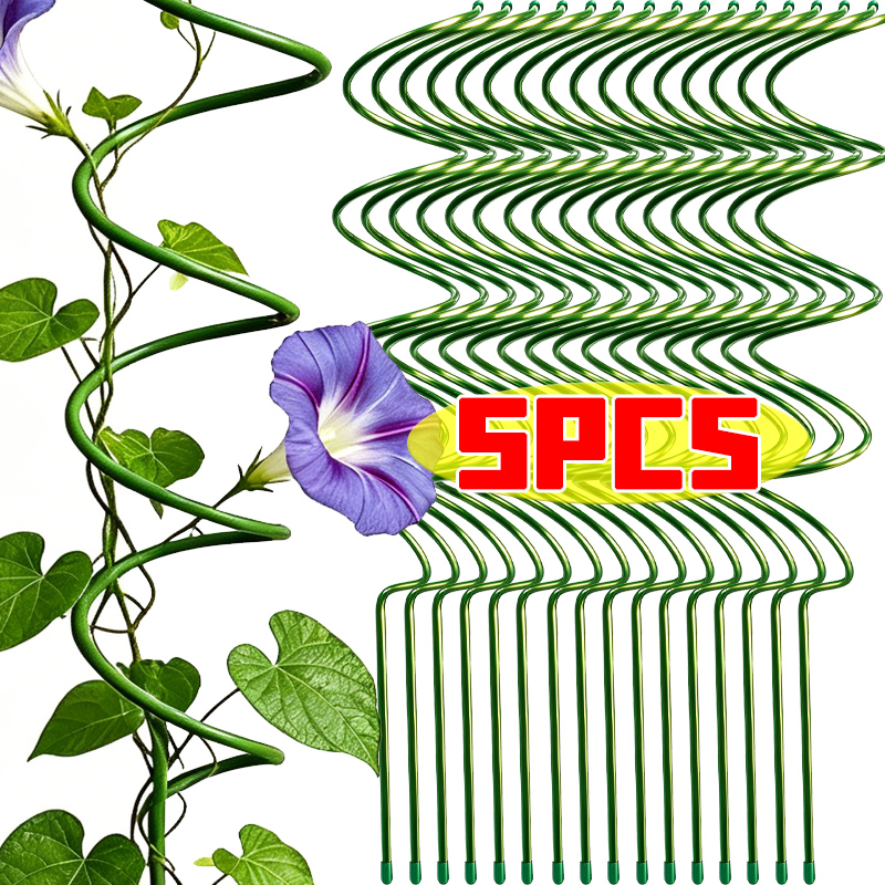 1/5Pcs Spiral Plant Support Ro - Bonsai Garden For Home บทวิจารณ์และราคา