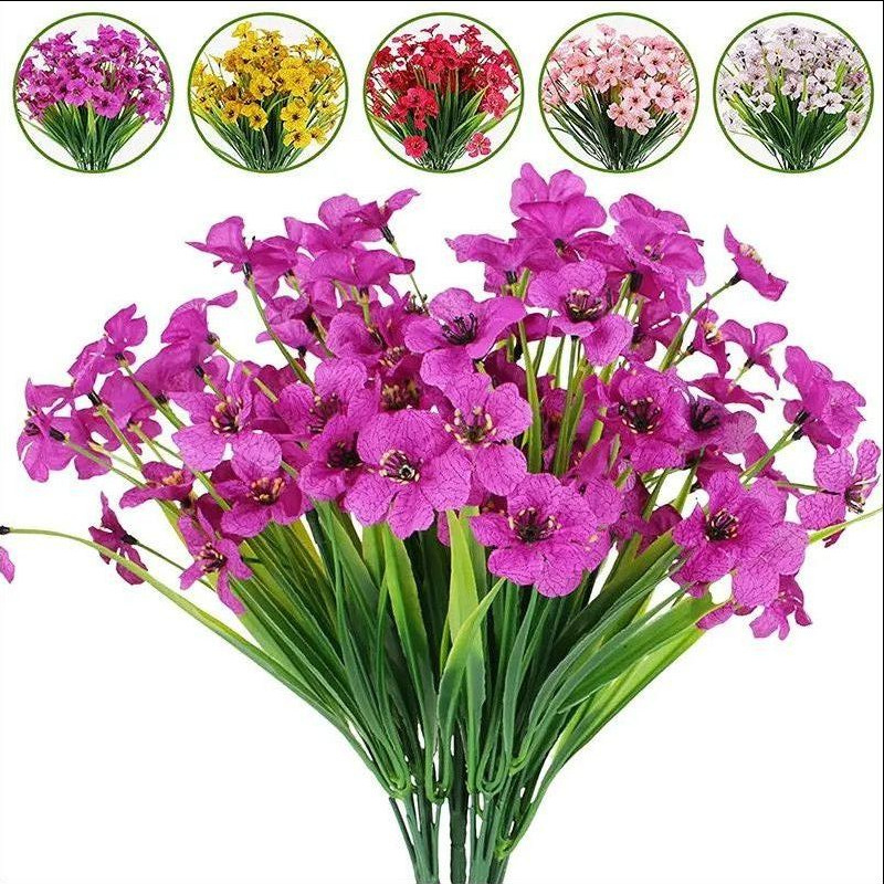1/2Pcs Artificial Flowers Bouq - Bonsai Garden For Home บทวิจารณ์และราคา