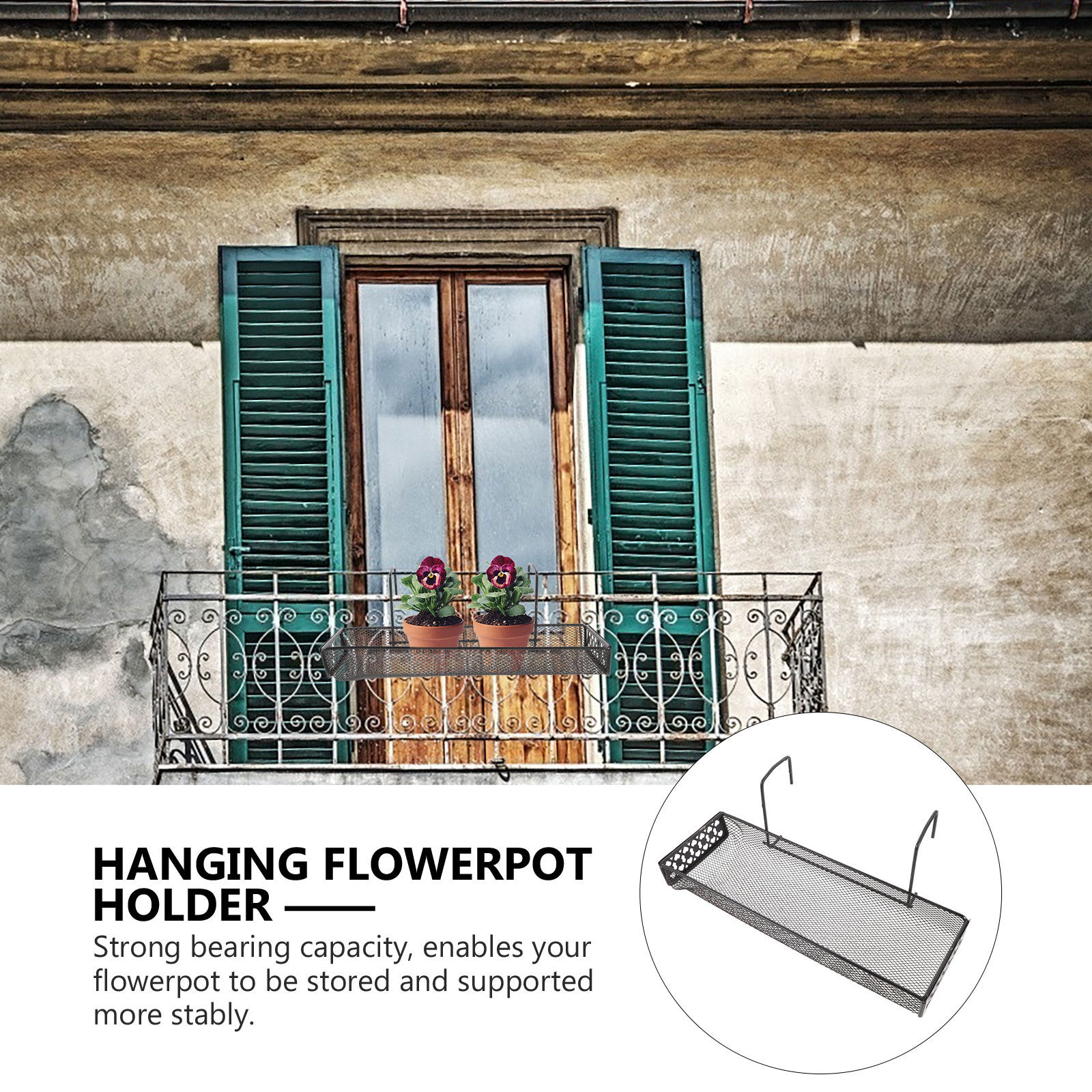 Balcony Plant Hanger Rack Heav - Bonsai Garden Plants บทวิจารณ์และราคา