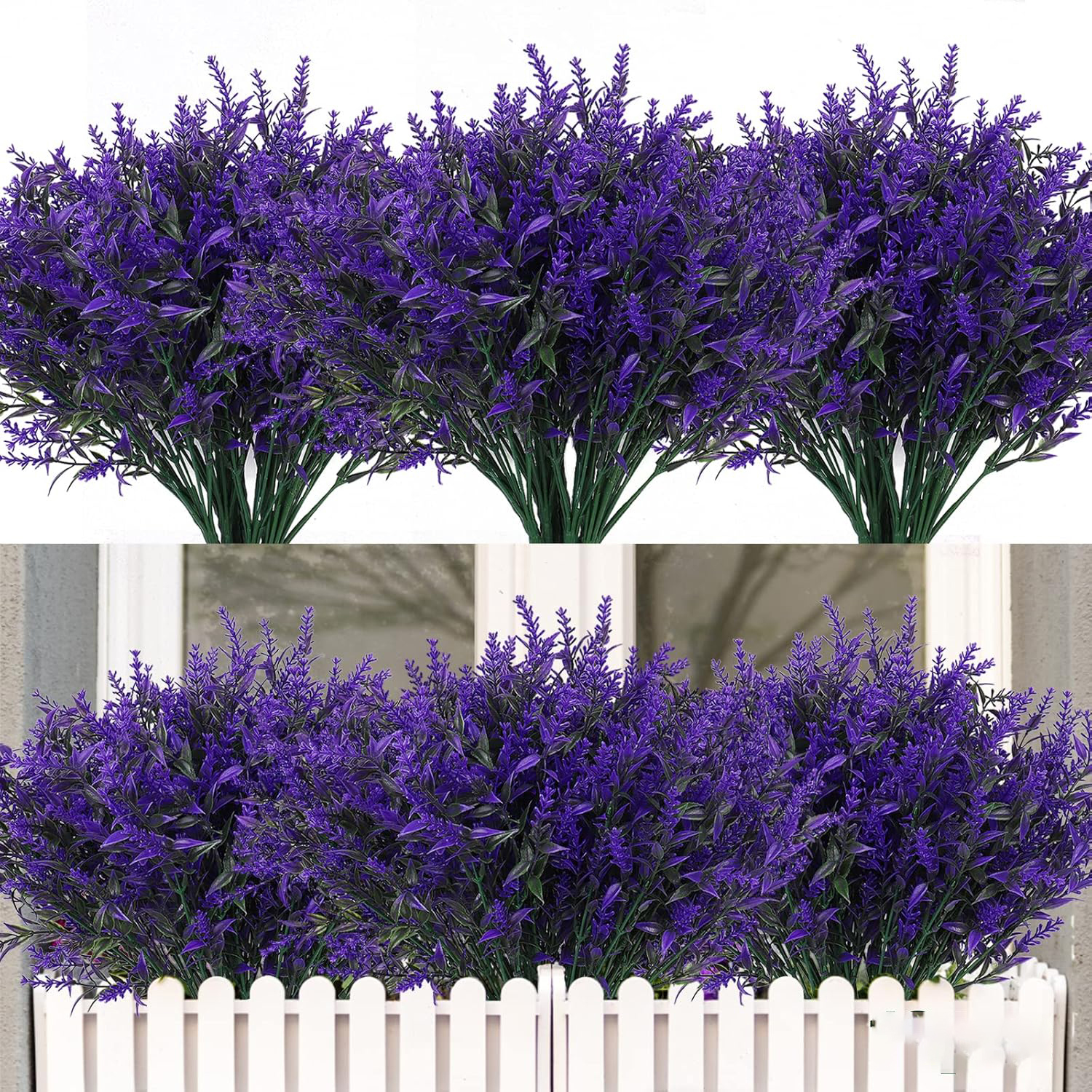 Artificial Flowers Plastic Lav - Bonsai Garden Plants บทวิจารณ์และราคา