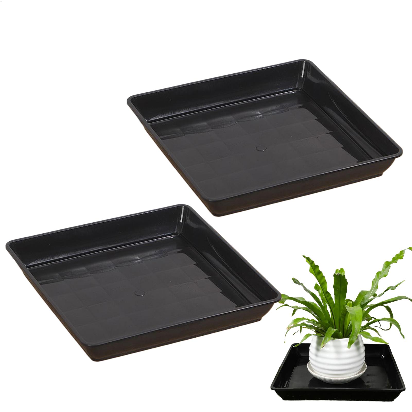 Plant Trays for Pots 2 Pieces  - Drip Tray Saucer บทวิจารณ์และราคา