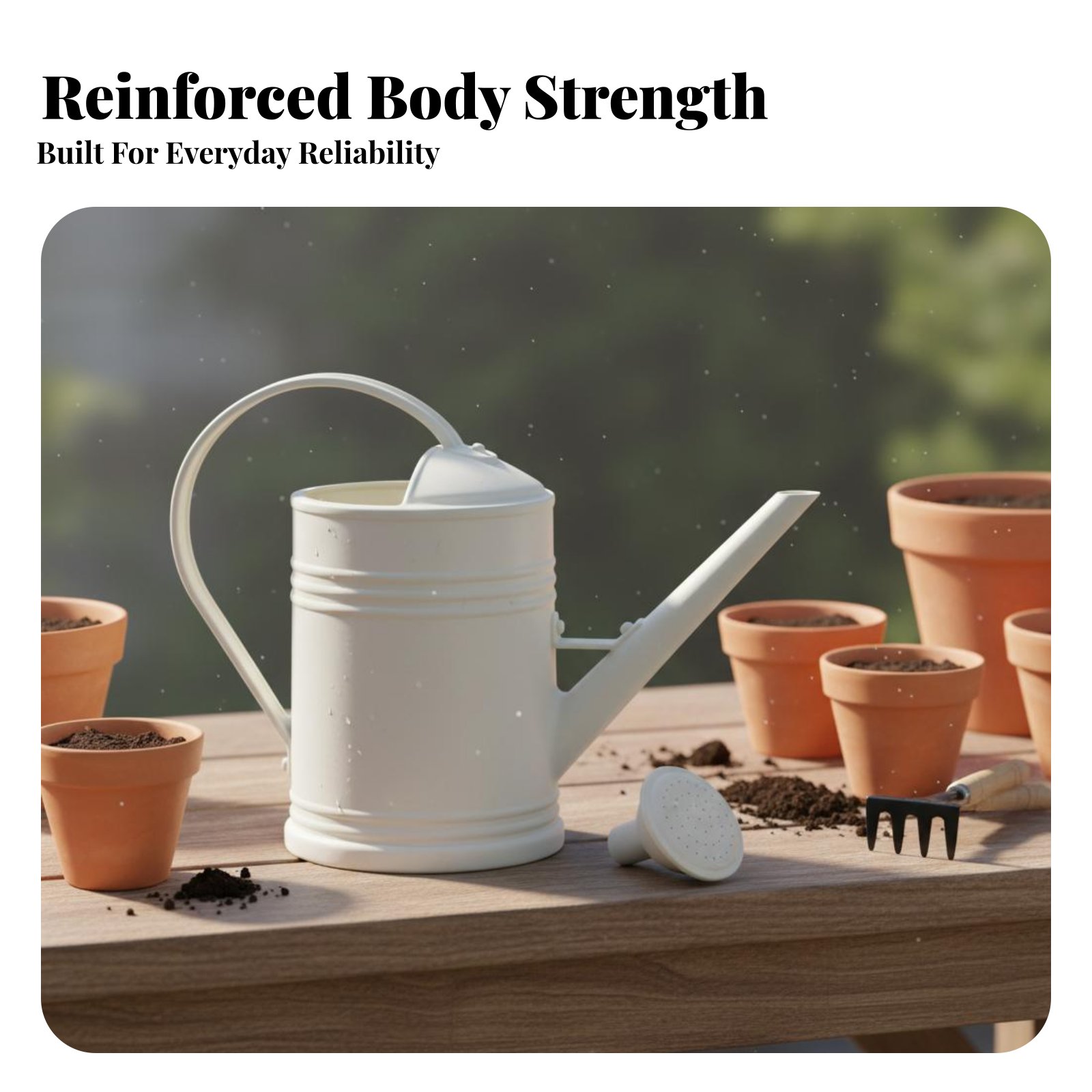 Watering Can with Long Spout P - Bonsai Garden Plants บทวิจารณ์และราคา