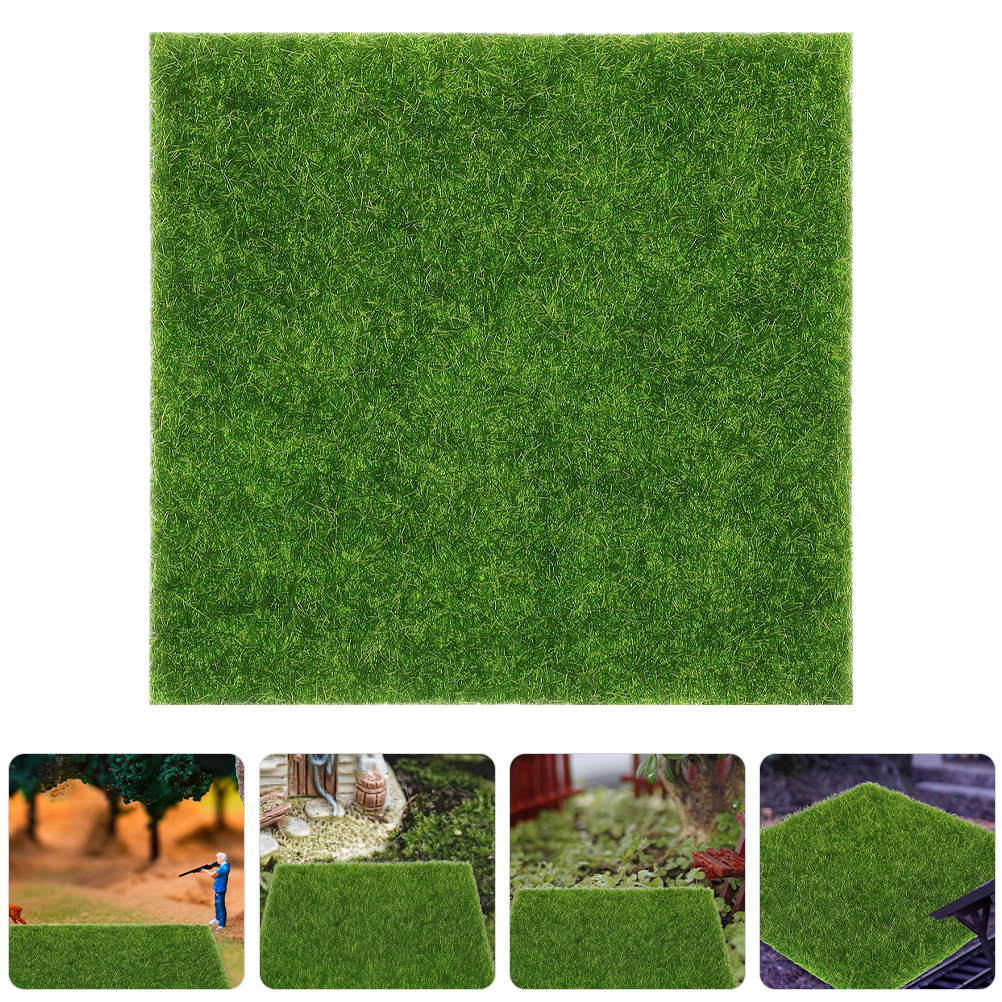 10 Pcs Artificial Grass Mat 15 - Bonsai Garden For Home บทวิจารณ์และราคา