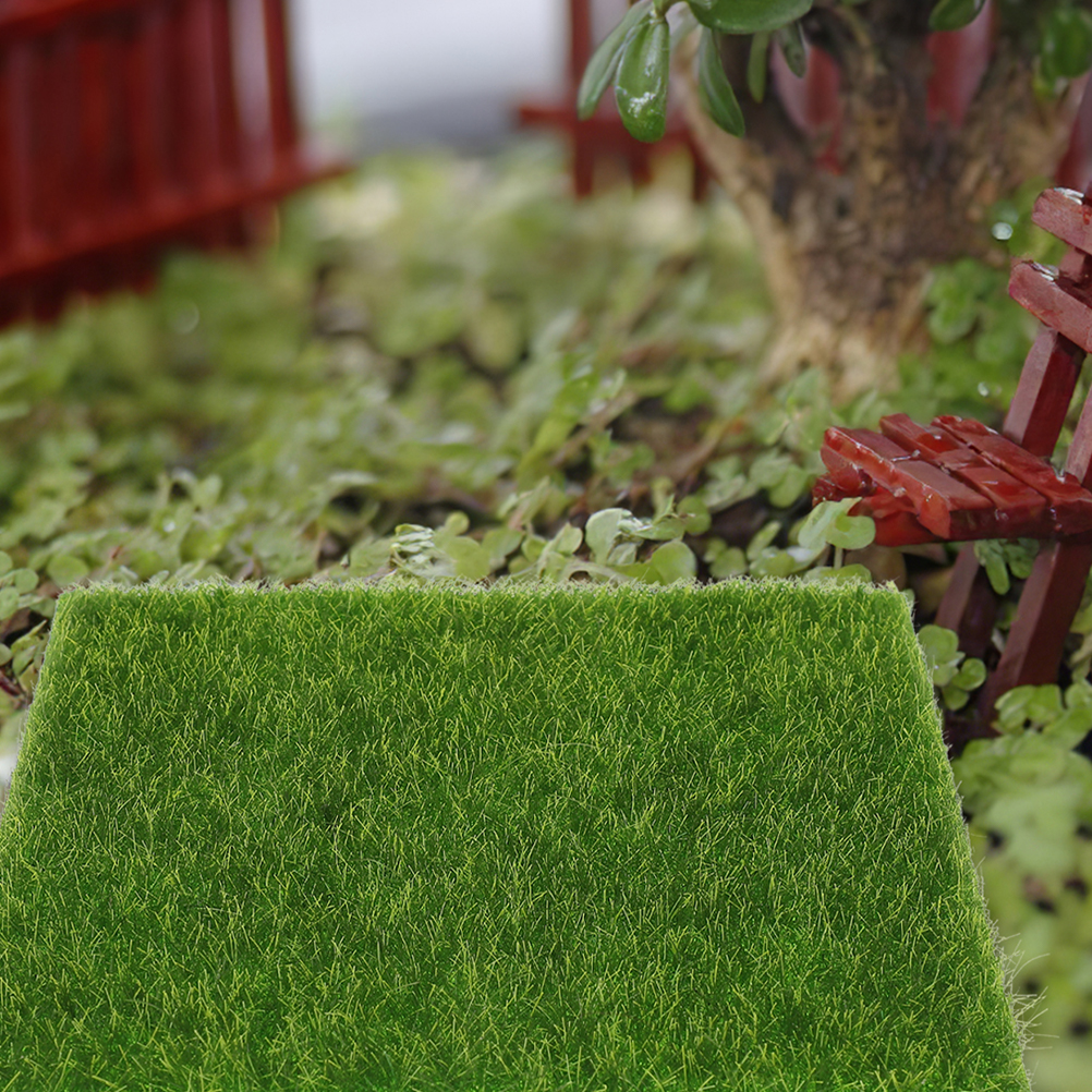 10 Pcs Artificial Grass Mat 15 - Bonsai Garden For Home บทวิจารณ์และราคา
