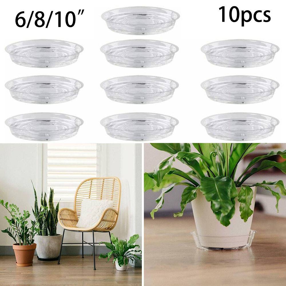 10pc Garden Plant Saucer Drip  - Drip Tray Saucer บทวิจารณ์และราคา