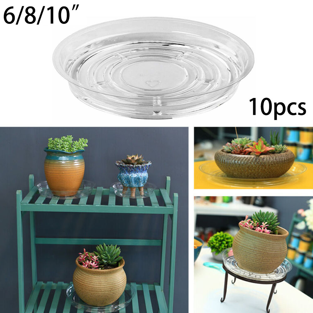 10pc Garden Plant Saucer Drip  - Drip Tray Saucer บทวิจารณ์และราคา