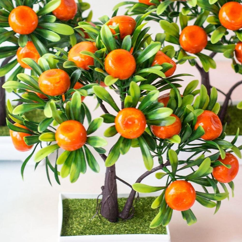 1Pc Artificial Fruit Orange Tr - Bonsai Garden For Home บทวิจารณ์และราคา